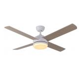 CJOY Ceiling Fan with Lights, 52 inch with 4 Reversible Blades