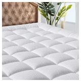 Matbeby King Quilted Fitted Mattress Pad Topper/Protector
