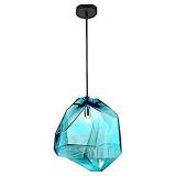 Lovedima Stone 1-Light Mini Colorful Glass Pendant Light Ceiling Lighting Fixture Lamp (Blue)