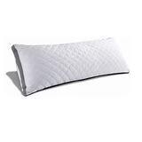 Oubonun Premium Adjustable Loft Quilted Body Pillows - Firm and Fluffy Pillow - Quality Plush Pillow - Down Alternative Pillow - Head Support Pillow - 21"x54".