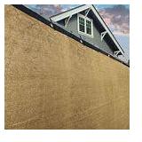 ALEKO PLK0450BEIGE Fence Privacy Screen Outdoor Backyard Fencing Windscreen Shade Cover Mesh Fabric with Grommets 4 x 50 Feet Beige