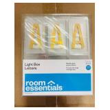 Decorative Word Gold LED Decorative Light