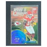 2021 Panini Elite Tyreek Hill Full Throttle Color Foil Insert