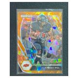 2021 Panini Prizm Draft Picks Tyreek Hill Orange Ice Parallel