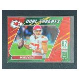 2021 Panini Elite Travis Kelce Green Color Foil Insert