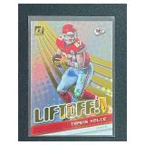 2021 Panini Donruss Travis Kelce LIFTOFF! Holo Foil Insert