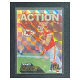 2021 Panini Donruss Travis Kelce Action All Pros Mosaic Holo Foil Insert