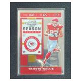 2019 Panini Contenders Optic Travis Kelce Chrome Season Ticket