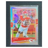 2020 Panini Optic Tyreek Hill Holo Prizm Parallel