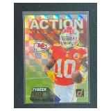 2021 Panini Donruss Tyreek Hill Action All-Pros Silver Mosaic Holo Foil Insert