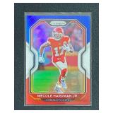 2020 Panini Prizm Mecole Hardman Jr Red White & Blue Prizm Parallel