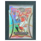 2019 Panini Select Mecole Hardman Jr RC Rookie Card Silver Prizm Parallel Premier Level Short Print