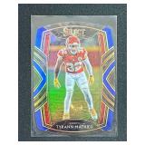 2020 Panini Select Tyrann Mathieu Blue Die Cut Parallel Club Level Short Print