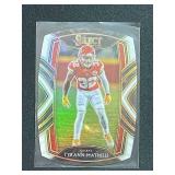 2020 Panini Select Tyrann Mathieu White Die Cut Parallel Club Level Short Print
