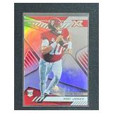 2021 Panini Chronicles XR Mac Jones RC Rookie Card Silver Foil