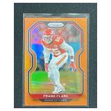 2020 Panini Prizm Frank Clark Orange Prizm Parallel Serial Numbered /299 (094/299)