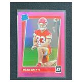 2021 Panini Donruss Noah Gray RC Rated Rookie Optic Preview Insert