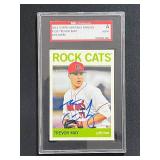 2013 Topps Heritage Minors Trevor May Auto Minor League Pre Rookie SGC Authentic Ceritfication