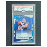 2017 Panini Donruss Optic Mitchell Trubisky PSA 9 Mint 178 Professionally Graded Card