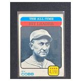 1973 Topps Ty Cobb The All-Time Hit Leader