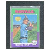 2001 Topps Archives George Brett 1975 Rookie Reprint