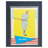 1961 Fleer Baseball Greats Zach Wheat