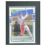2020 Panini Optic Bobby Witt Jr Rated Prospect Pre Rookie Card