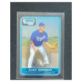 2006 Bowman Chrome Alex Gordon 1st Bowman Pre Rookie Card