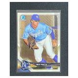 2018 Bowman Chrome Nick Pratto Pre Rookie Card
