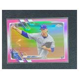 2021 Topps Chrome Brady Singer RC Rookie Card Pink Refractor