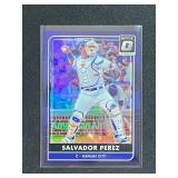 2016 Panini Optic Salvador Perez Purple Holo Prizm