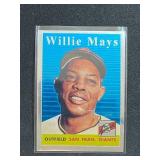 1996 Topps Willie Mays 1958 Chrome Reprint