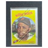 1996 Topps Willie Mays 1959 Chrome Reprint With Protective Coating