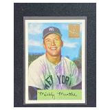 1996 Topps Mickey Mantle 1954 Bowman Reprint
