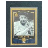 2001 Upper Deck SP Legendary Cuts Babe Ruth Gold Foil Parallel