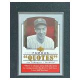 2004 Upper Deck Famous Quotes Joe DiMaggio 118
