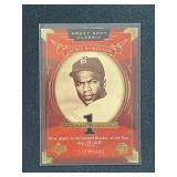 2004 Upper Deck Sweet Spot Classic Jackie Robinson Famous Firsts Serial Numbered /1947 (1893/1947)