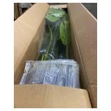 Artificial Monstera Deliciosa, Fake Tropical Palm Tree - 31 Inch