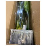 Artificial Monstera Deliciosa, Fake Tropical Palm Tree - 31 Inch