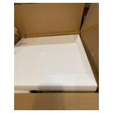 Vessel Sink Round, Dcolora 16 Inch White Vessel Sink Ceramic Porcelain Round Bathroom Vessel Sink Above Counter Vanity Sink Basin