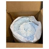 Comfort Revolution 4" Reversible Egg Crate Memory Foam Mattress Topper, King, Blue