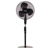 BLACK+DECKER BFSR16B 16 in. Stand Fan with Remote Control, Black