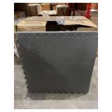 4 Pieces - BalanceFrom 3/4" EXTRA Thick Puzzle Exercise Mat with EVA Foam Interlocking Tiles for MMA, Exercise, Gymnastics and Home Gym Protective Flooring