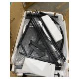 L Shaped Gaming Desk, Home Office Desk with Round Corner, Computer Desk with Large Monitor Stand Desk Workstation