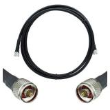 Bolton400 Cable -LMRÂ®400 Equivalent Coaxial Cable 10ft - Heavy Duty Ultra Low Loss Coax Cable 50ohm - N Male to N Male - 10 feet Black - for Home and Commercial Signal Booster Installations