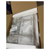 CSI Bathware SEA-WB2615-NH-PHSLO Bracket Wall Mount Folding Shower Seat with Slotted Top, White