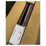 DIMAR garden Outdoor Coffee Table Wicker Patio Furniture Conversation Set Lawn Garden Tea Table Rattan Patio Coffee Tables with Glass Top