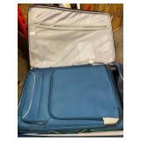 Coolife Luggage 3 Piece Set Suitcase Spinner Softshell lightweight (blue+sliver)