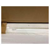 Unipaws Designer Cat Washroom Storage Bench, Litter Box Cover with Sturdy Wooden Structure, Spacious Storage, Easy Assembly, Fit Most of Litter Box, White