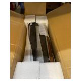 Care Royal Vintage Industrial Farmhouse 19.7 inches Side End Table with Storage Shelf for Living Room, Night Stand Bedroom, Real Natural Reclaimed Wood, Sturdy Rustic Brown Metal Frame, Easy Assembly